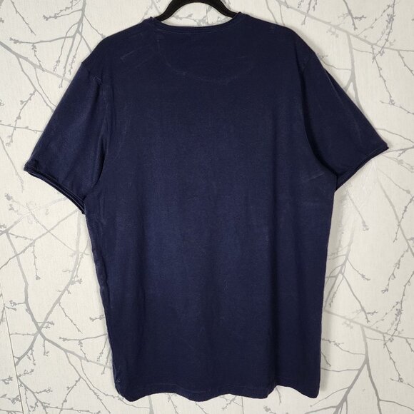 J. Crew Destination Navy 100% Pima Cotton Crewneck T-Shirt - Picture 2 of 4